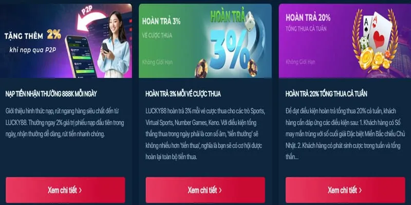 Các lựa chọn nạp tiền tại natra88 win